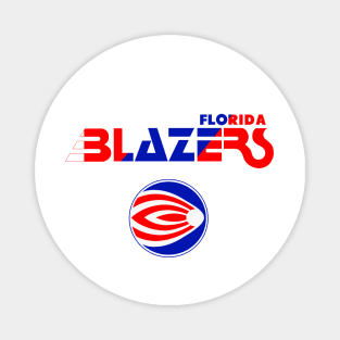 Defunct Florida Blazers WFL Football Magnet